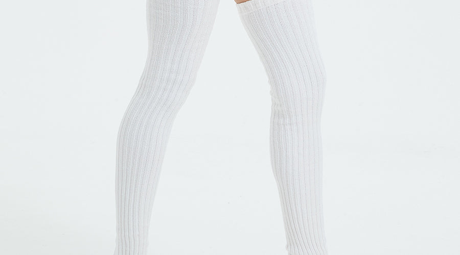 I put these cozy leg warmers on over my yoga pants.