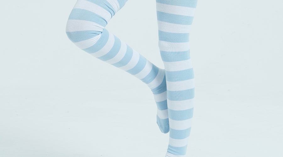 These thigh high socks are so much longer than your average thigh high socks, which usually reach only just above the knee!