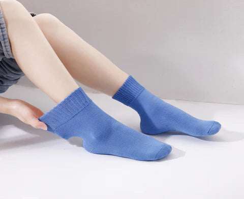 These beautiful hospital socks provided a bright and uplifting presence