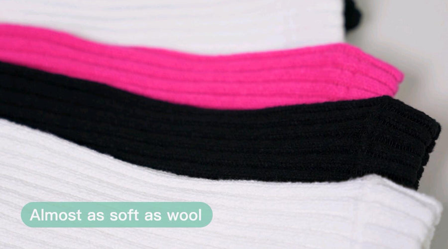Leg Warmers have advantages over thigh high socks.
