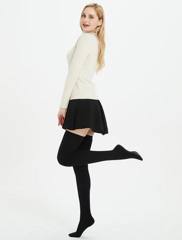 The amazing thing is that the Kayhoma Thigh High Socks never slip down