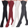 Kayhoma Extra Long Cotton Thigh High Socks Over the Knee High Boot Stockings