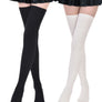 Kayhoma Extra Long Cotton Thigh High Socks Over the Knee High Boot Stockings