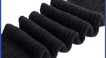 Is it true that only 5% of thigh high socks are made of underwear-grade cotton yarn?