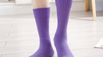 What are the added benefits of thick diabetic socks?