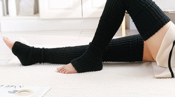 The feel of these leg warmers is soft and inviting and yet seemingly durable.