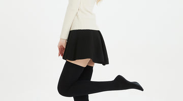 How to choose the thigh high socks to match skirt?