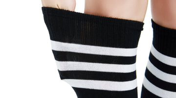 Why are some tube socks easy to cut off blood circulation?
