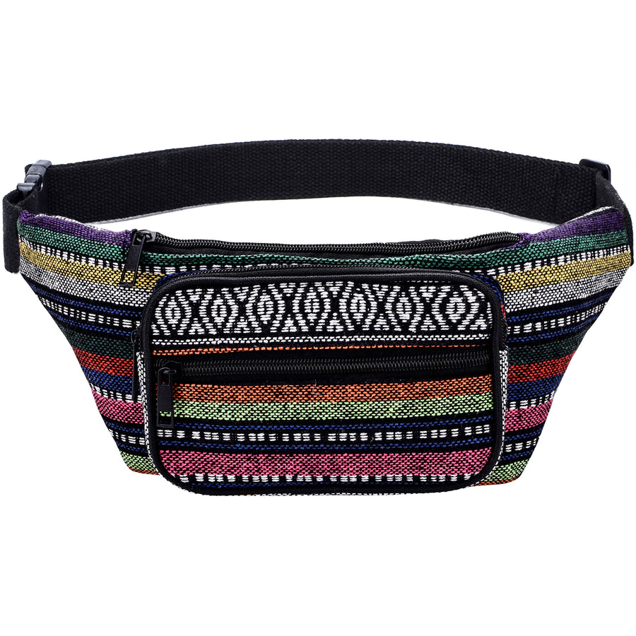 Kayhoma Boho Fanny Pack  Festival Bum Bags Travel Hiking Hip Bum Waist Bag