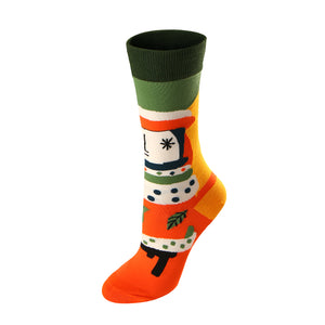 Kayhoma Funny Novelty Colorful Patterned Crew Socks for Women, 3 Pairs