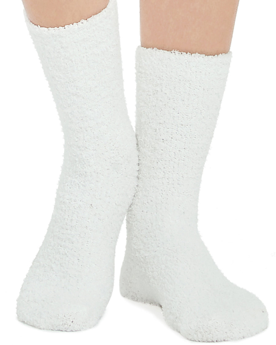 Kayhoma Extra Soft Fuzzy Socks Non Off Lint Crew Socks