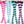 Kayhoma Extra Long Cotton Stripe Thigh High Socks Over the Knee High Stockings